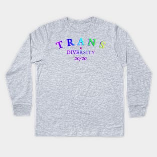 AGENDA 20/20 TRANGENDER DIVERSITIY Kids Long Sleeve T-Shirt